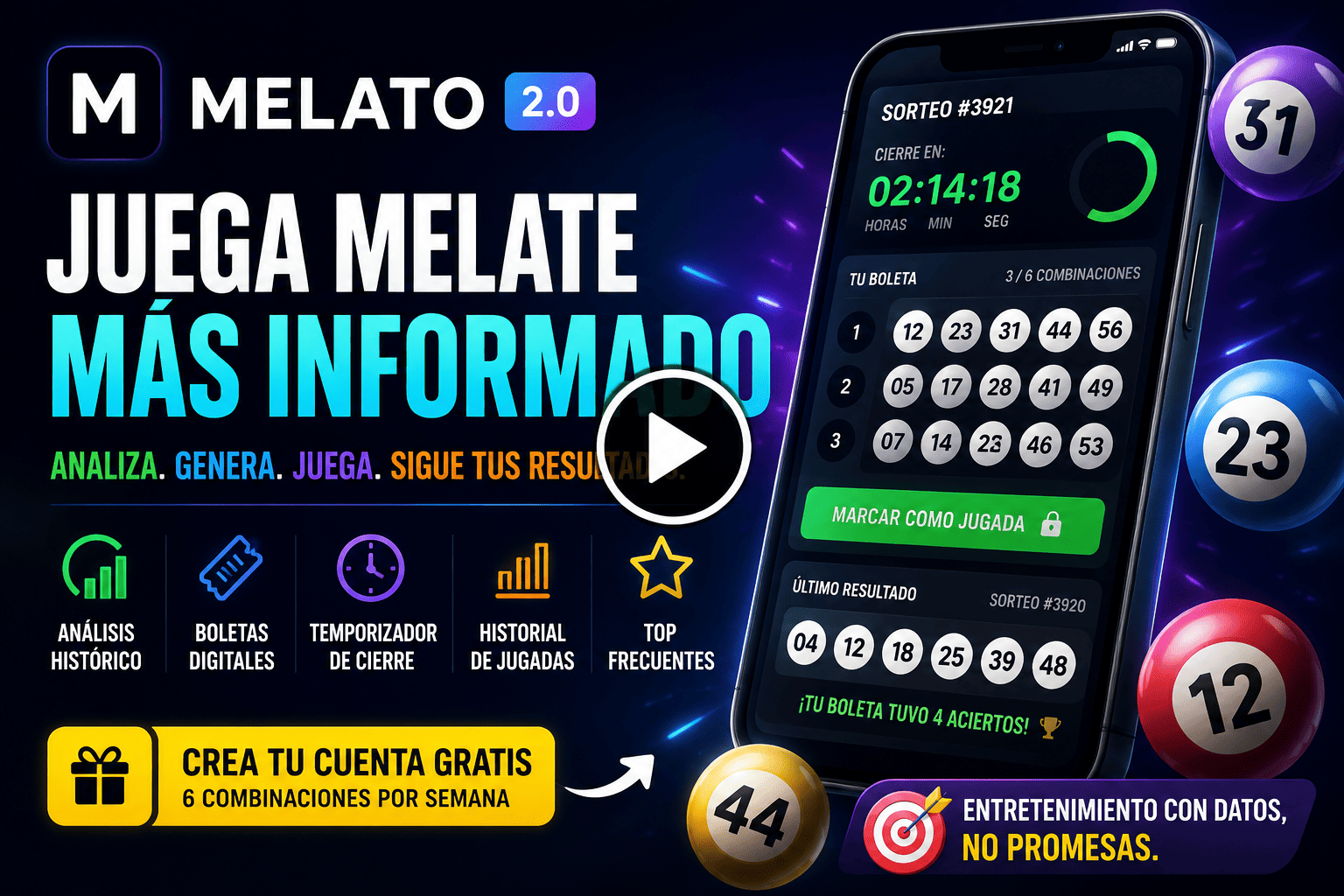 Video de demostración Melato